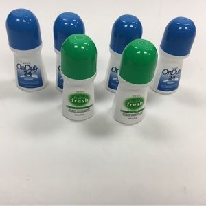 Set of Six Avon Roll On Antiperspirant Deoderant